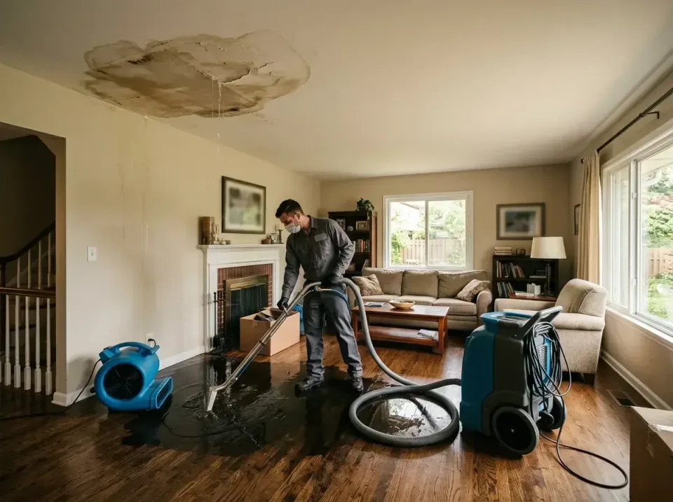 attic-pipe-burst-ceiling-drip-008 — frequently asked questions, Water Damage Restoration & Carpet Care in Gambrills, MD